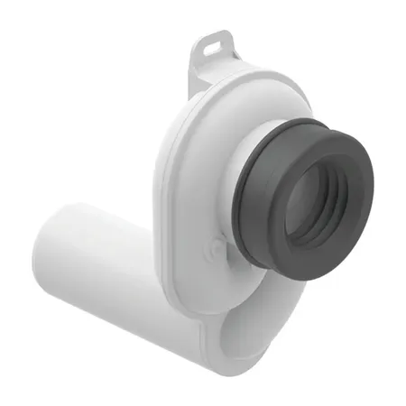 Geberit Сифон для писсуара d5см., горизонтальный выпуск, пластик, цвет: белый