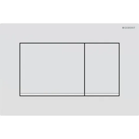 Geberit Sigma20 Клавиша для двойного смыва, квадратная, цвет: белый матовый