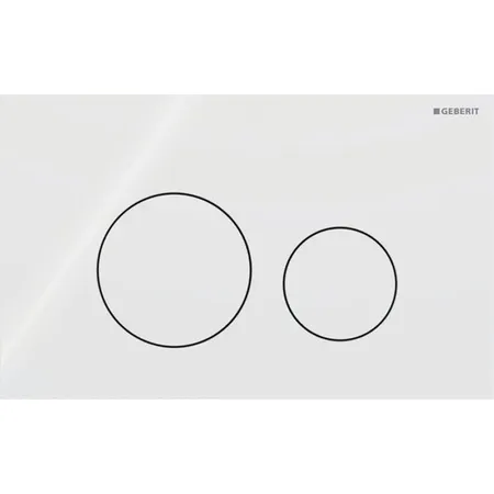 Geberit Sigma40 Клавиша для двойного смыва, круглая: Белый