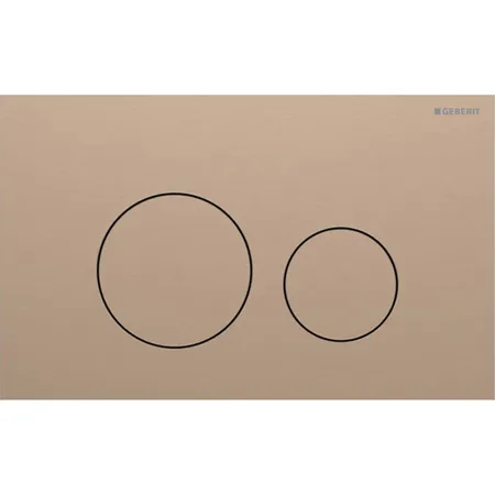 Geberit Sigma40 Клавиша для двойного смыва, круглая: Красное золото