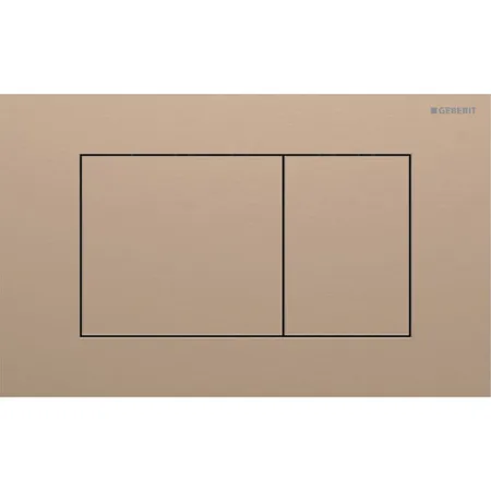 Geberit Sigma40 Клавиша для двойного смыва, квадратная: Красное золото