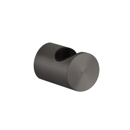 Gessi 316 Держатель неподвижный для душевой лейки, цвет: brushed black metal pvd