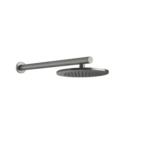 Gessi 316 Душевая головка шарнирная для настенного крепления на 1/2", Ø21.9см, цвет: Steel Brushed