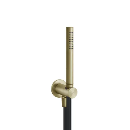 Gessi 316 Душевой комплект: ручной душ, держатель, шланг 150см, цвет: Brushed Brass PVD