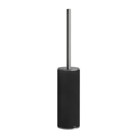 Gessi 316 Ершик напольный, цвет: шлифованная сталь/черный