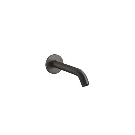 Gessi 316 Настенный излив 146мм на 1/2”, комбинируемый с удаленным управлением, цвет: brushed black metal pvd