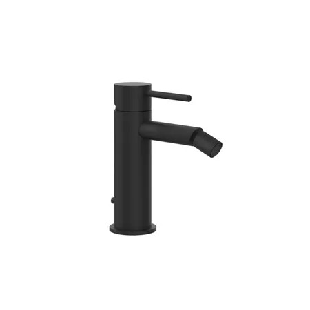 Gessi 316 Смеситель для биде на 1 отв. с донным клапаном, излив: 118мм, цвет: Black XL