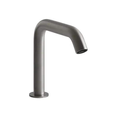 Gessi 316 Смеситель для раковины, 1 отв., электронный, с кран-фильтром для регулировки температуры и напора воды, цвет: Steel Brushed