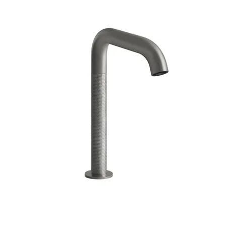 Gessi 316 Смеситель для раковины, 1 отв., электронный, с кран-фильтром для регулировки температуры и напора воды, цвет: Steel Brushed