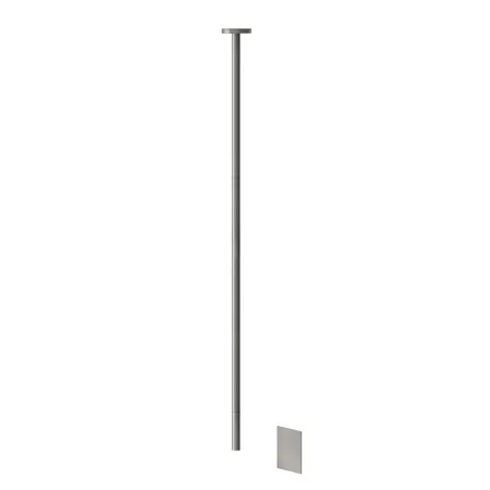 Gessi 316 Смеситель для раковины, потолочный, электронный, внешняя часть, цвет: Steel Brushed