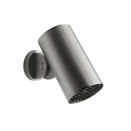 Gessi 316 Верхний душ Ø7.9см., с настенным креплением, Тропический ливень, цвет: Steel Brushed