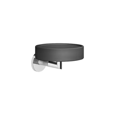 Gessi Anello Мыльница черная, подвесная, цвет: хром