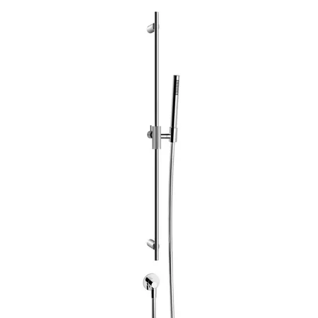 Gessi Anello Штанга в комплекте с душевой лейкой, шланг 1,50 м и вывод воды, цвет: хром