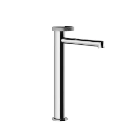 Gessi Anello Смеситель для раковины высокий с длинным изливом, без донного клапана, цвет: хром