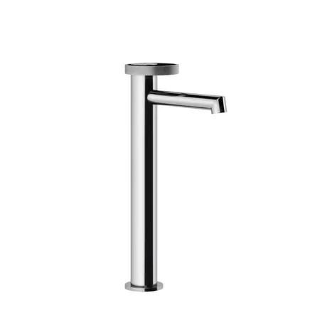 Gessi Anello Смеситель для раковины высокий с коротким изливом. Без донного клапана, цвет: хром