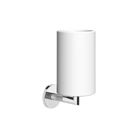 Gessi Anello Стакан белый, подвесной, цвет: хром