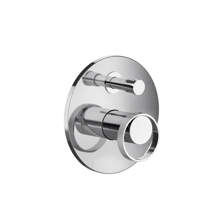 Gessi Anello Встраиваемый однорычажный смеситель на 2 выхода с перекл., внешняя часть, цвет: хром