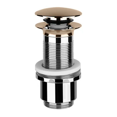Gessi Автоматический донный клапан “Stop&Go” для раковины без перелива, цвет: Copper PVD