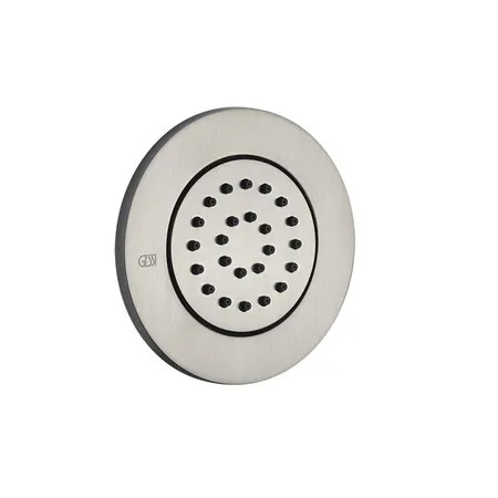 Gessi Body Jets Встраиваемая поворотная боковая форсунка (внешняя часть), цвет: Finox Brushed Nickel