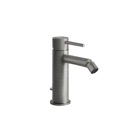 Gessi Cesello Смеситель однорычажный для биде с донным клапаном, цвет: шлифованная сталь