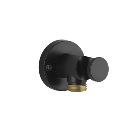 Gessi Emporio shower Держатель для душевой лейки с выводом воды, цвет: Black XL