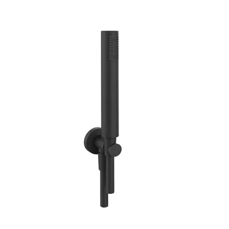 Gessi Emporio shower Душевой гарнитур, состоящий из вывода воды, держателя, шланга 1,5м и лейки, цвет: Black XL