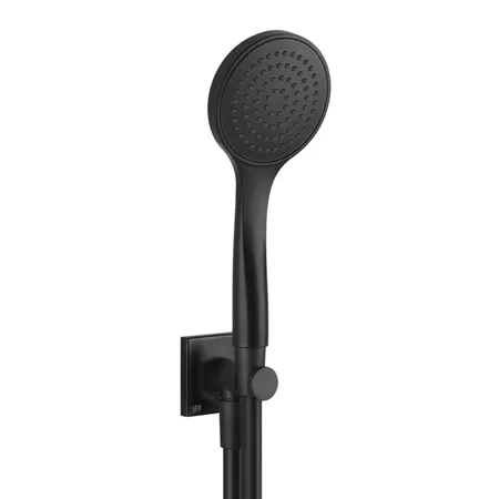 Gessi Emporio shower Душевой гарнитур, состоящий из вывода воды, держателя, шланга 1,5м и лейки, цвет: Black XL