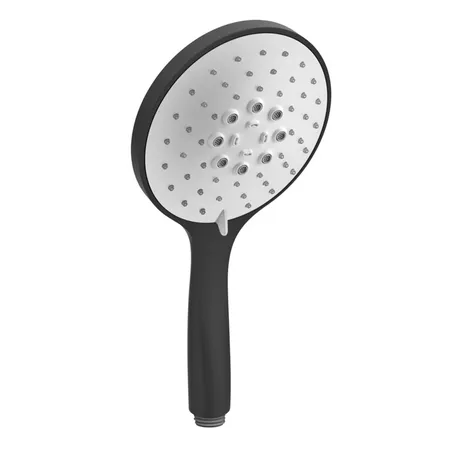 Gessi Emporio shower Ручной душ, с 3 режимами струи с защитой отизвесткового налёта с белым диском, цвет: Black XL