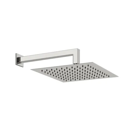 Gessi Emporio shower Верхний душ 30х30см., подвесной, поворотная, с защитой от известкового налёта, цвет: Mirror Steel