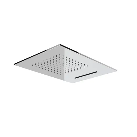 Gessi Emporio shower Верхний душ 50х38см., потолочный, с функцией ТРОПИЧЕСКИЙ ЛИВЕНЬ/ВОДОПАД, цвет: Mirror Steel
