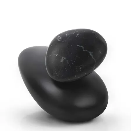 Gessi Equilibrio Смеситель для раковины дизайнерский, на 1 отверстие,  цвет: черный, ручка камень Marquina Black