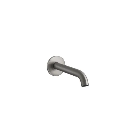 Gessi 316 Настенный излив на 1/2”, комбинируемый с удаленным управлением, цвет: шлифованная сталь