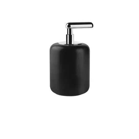 Gessi Goccia Дозатор для жидкого мыла настольный, цвет: хром/черный