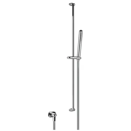 Gessi Goccia Душевая штанга с ручным душем и выводом воды из стены, цвет: хром