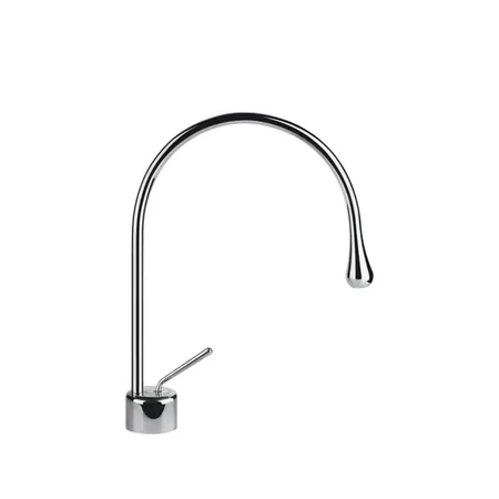 Gessi Goccia Смеситель для раковины на 1 отверстие, излив 244мм R=125, цвет: хром