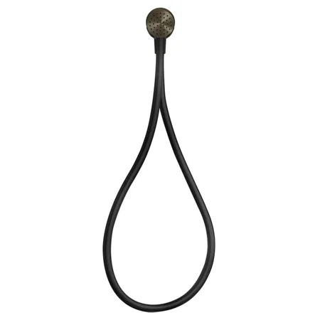 Gessi Hi-Fi Душевой магнитные комплект, состоящий из вывода воды, держателя, Darkflex шланга 1,50 м и лейки, цвет: Antique Brass