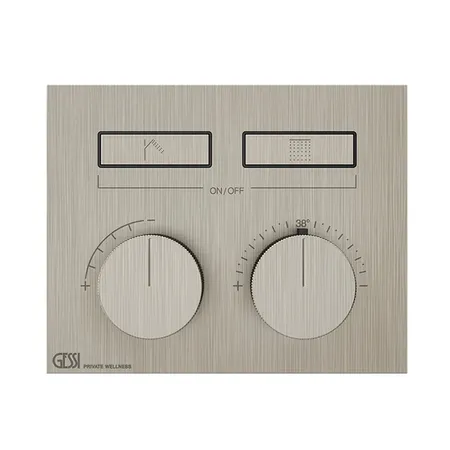 Gessi Hi-Fi Gessi Hi-Fi Термостат для душа, с включением до 2 источников одновременно, цвет: Finox Brushed Nickel