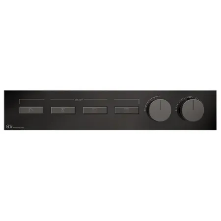 Gessi Hi-Fi Термостат для душа, с включением до 4 источников одновременно, внешняя часть, цвет: Black Metal PVD