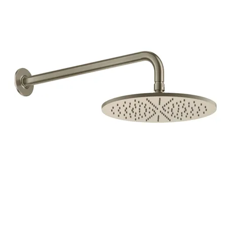 Gessi Inciso Душевая головка настенная, шарнирная на 1/2”, Ø300мм, цвет: finox