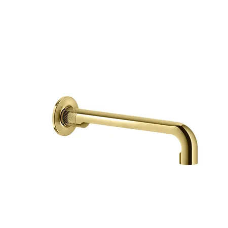 Gessi Inciso Настенный излив на 1/2”, комбинируемый с удаленным управлением, цвет: золото