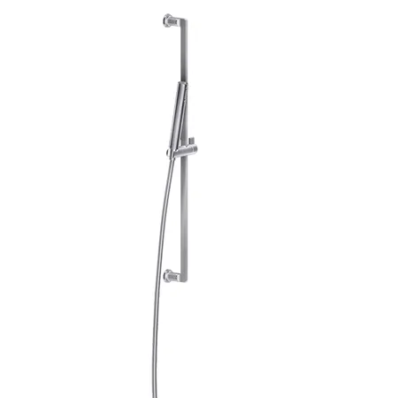 Gessi Inciso Штанга в комплекте с душевой лейкой, шланг 1,50 м, цвет: finox