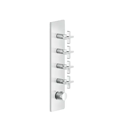Gessi Inciso Смеситель для душа, встраиваемый, термостатический, внешняя часть, цвет: хром