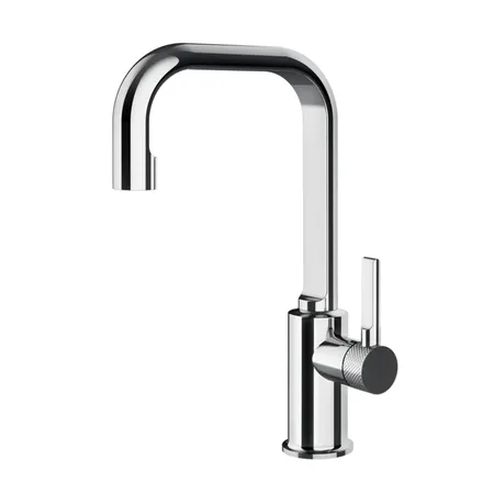 Gessi Inciso Смеситель для раковины, высокий, без донного клапана и соединительные шланги, цвет: хром