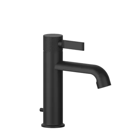 Gessi Inciso- Смеситель однорычажный с донным клапаном на 1 1/4", соединительные шланги на 3/8". цвет: black XL