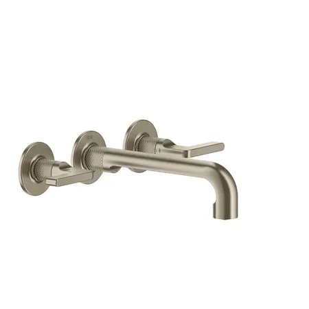 Gessi Inciso Встраиваемый смеситель для раковины на 3 отверстия с изливом 210-190мм, внешняя часть, цвет: finox