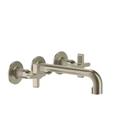 Gessi Inciso Встраиваемый смеситель для раковины на 3 отверстия с изливом 210-190мм, внешняя часть, цвет: finox