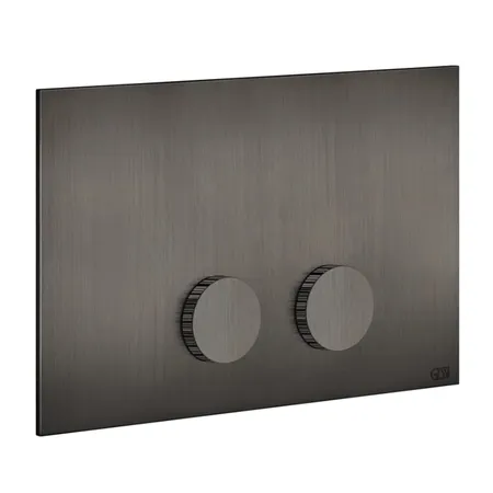 Gessi Ingranaggio Клавиши смыва Geberit Sigma 8 e Sigma 12., цвет: Black Metal Brushed PVD