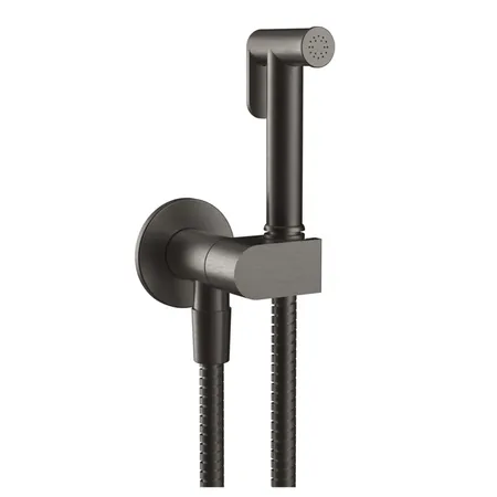 Gessi Origini Гигиенический душ, шланг 125см., цвет: Black Metal Brushed   PVD
