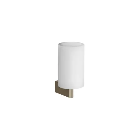 Gessi Origini Стакан настенный, цвет: белый/Finox Brushed Nickel