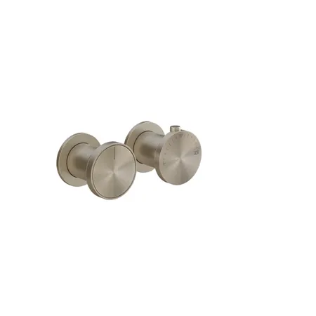 Gessi Origini Внешние части встроенного термостата для ванны, цвет: Finox Brushed Nickel